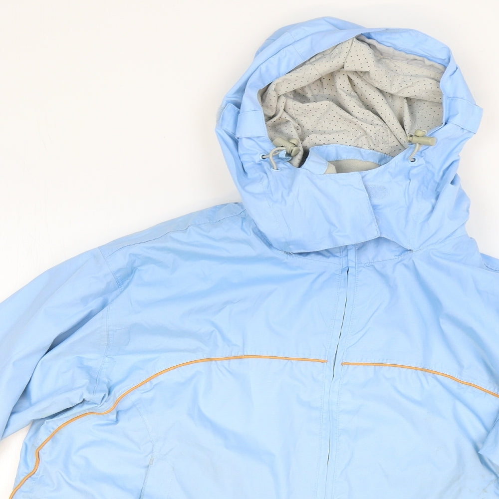 Trespass Womens Blue Windbreaker Jacket Size M Zip