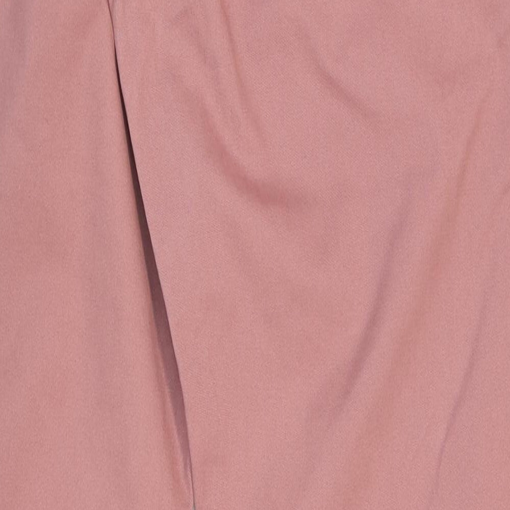 NEXT Mens Pink Cotton Chino Trousers Size 34 in Regular Zip