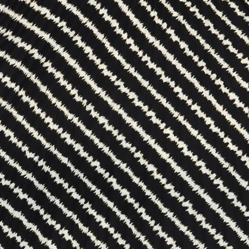 Marks and Spencer Womens Black Striped Polyester Swing Skirt Size 14