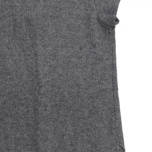 Apricot Womens Black Polyester A-Line Size 12 Scoop Neck Pullover