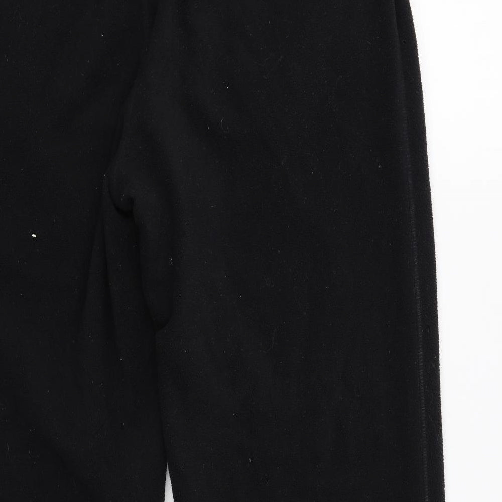 Blue Harbour Mens Black Polyester Jogger Trousers Size 34 L29 in Regular Tie