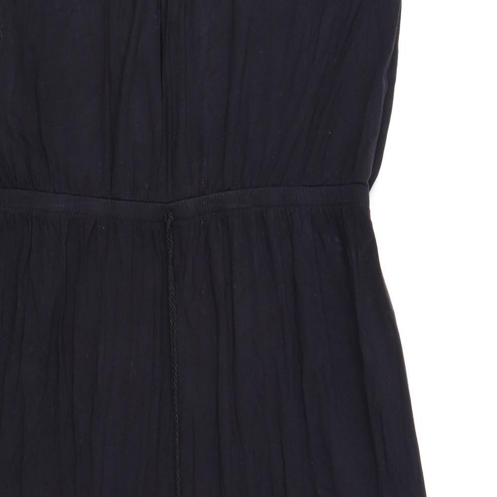 TU Womens Black Polyester Fit & Flare Size 18 Scoop Neck Pullover