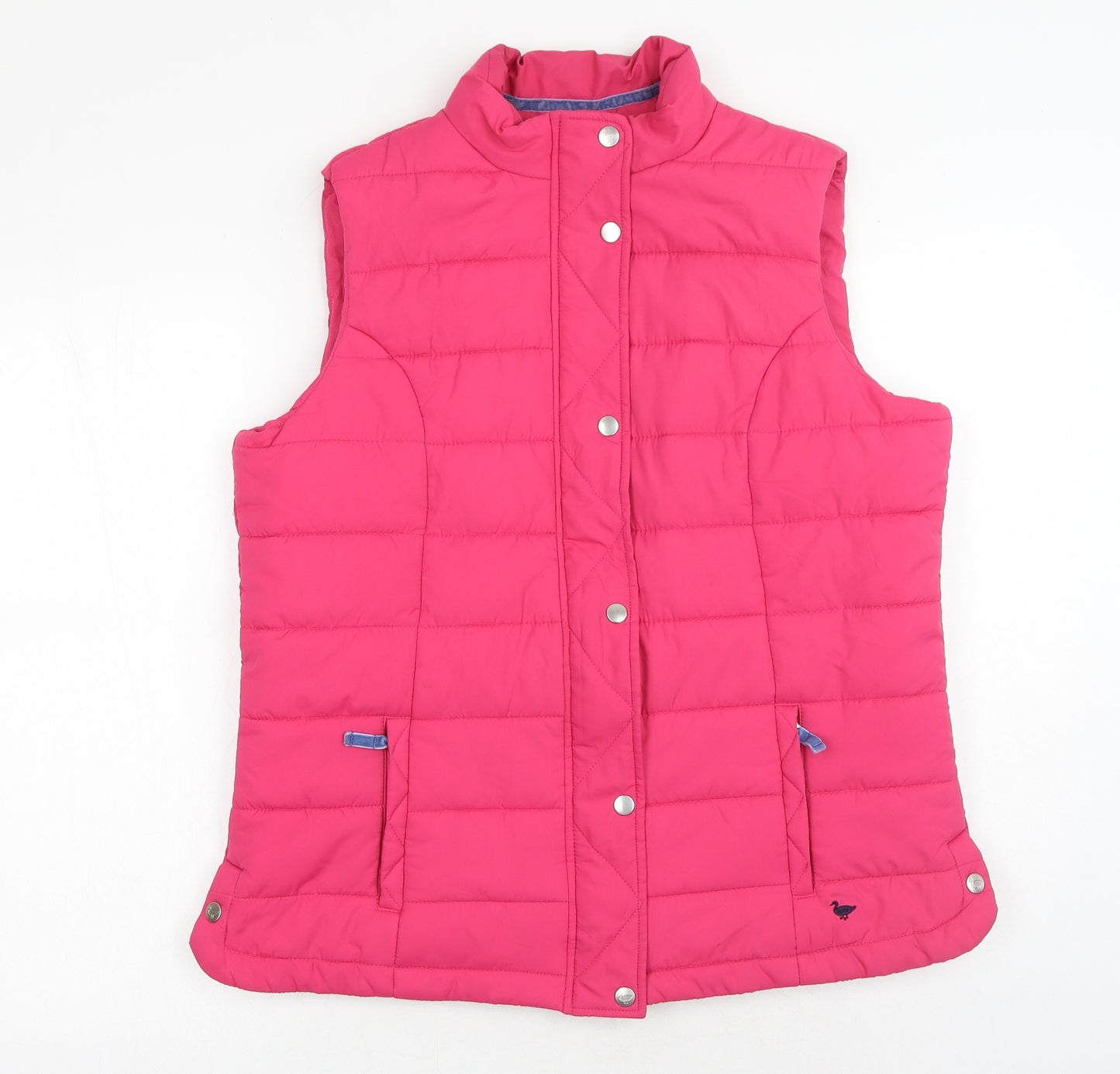 Country Rose Soap Co. Womens Pink Gilet Jacket Size M Zip