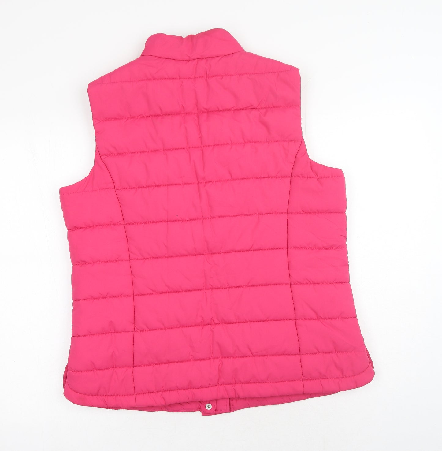 Country Rose Soap Co. Womens Pink Gilet Jacket Size M Zip