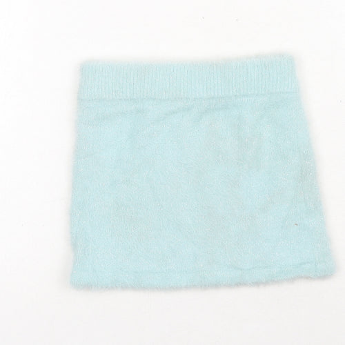 River Island Baby Green Nylon Mini Skirt Size 18-24 Months Pull On