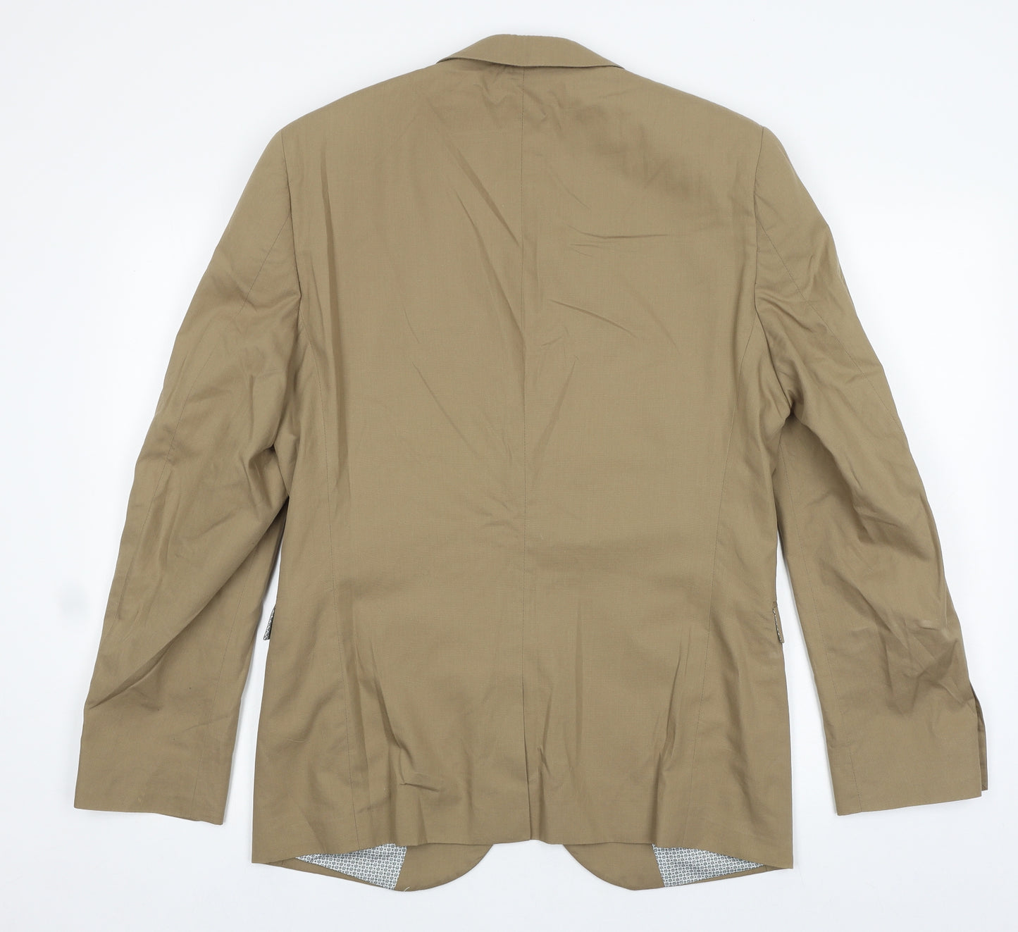 NEXT Mens Beige Cotton Jacket Blazer Size 40