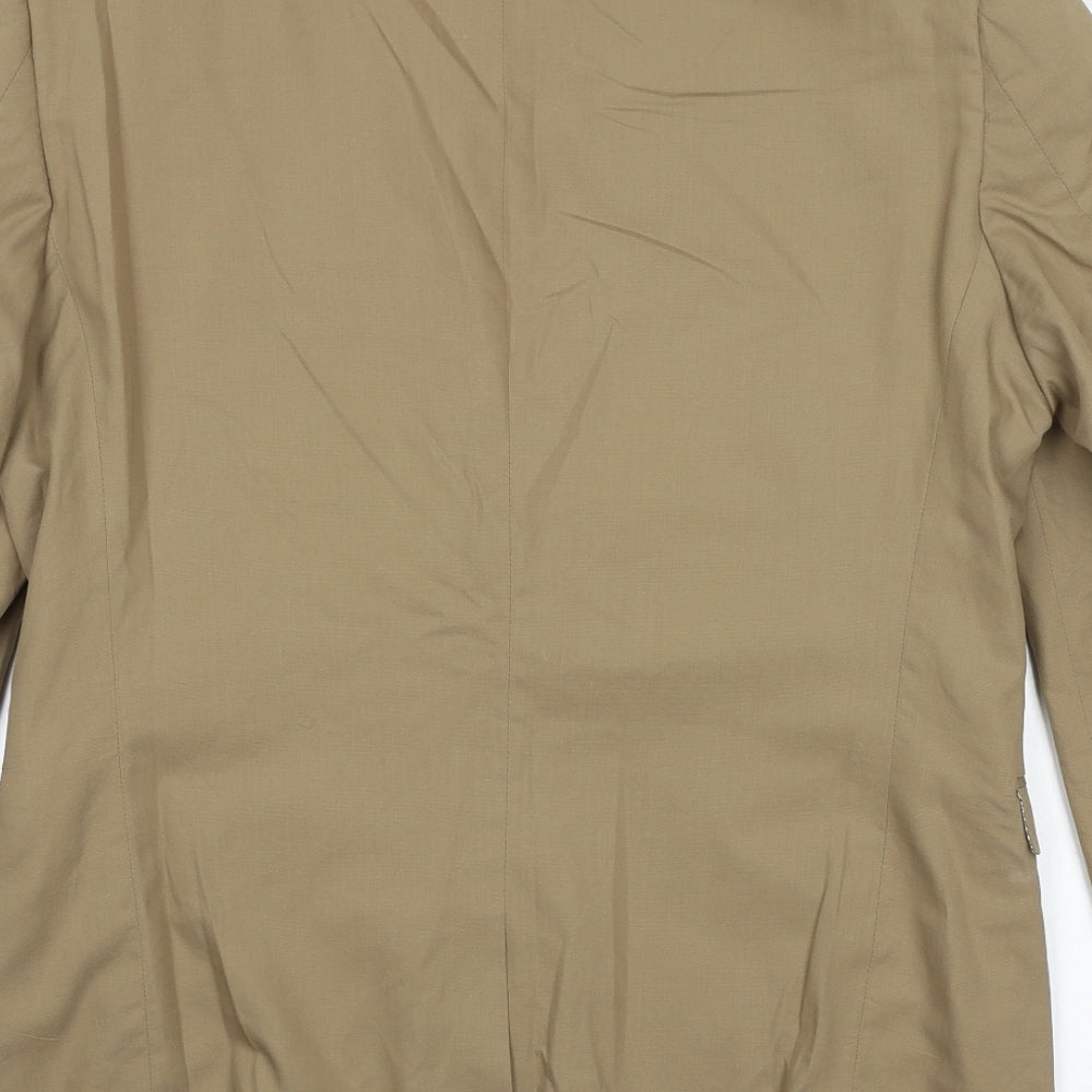 NEXT Mens Beige Cotton Jacket Blazer Size 40