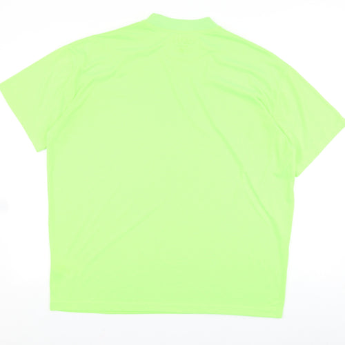 Boohoo Mens Gold Cotton T-Shirt Size M Round Neck