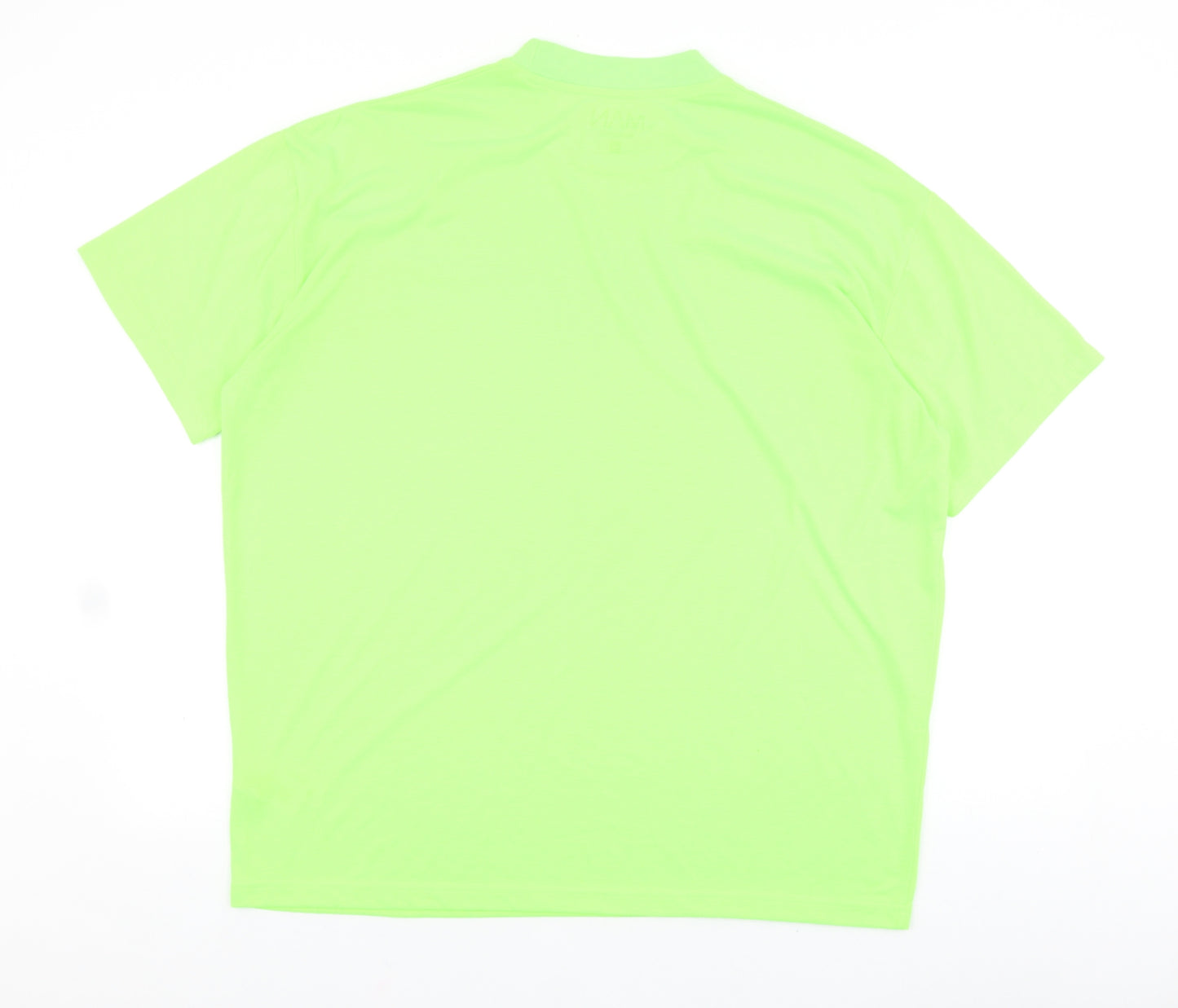Boohoo Mens Gold Cotton T-Shirt Size M Round Neck