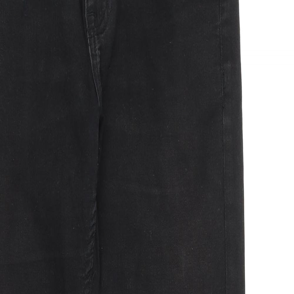 New Look Mens Black Cotton Skinny Jeans Size 30 in L32 in Slim Zip