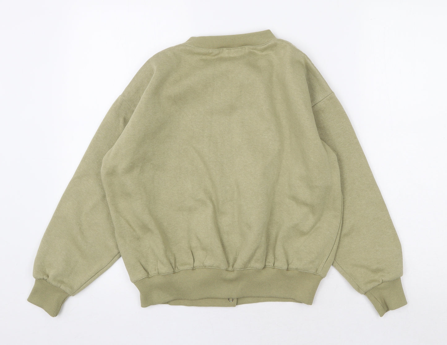 Happit Womens Green Jacket Size S Snap
