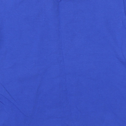 Champion Sport Womens Blue Cotton Basic T-Shirt Size 12 Round Neck