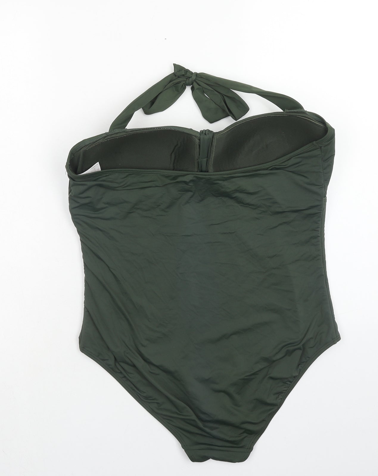 Peacocks Womens Green Polyamide One Piece Size 14