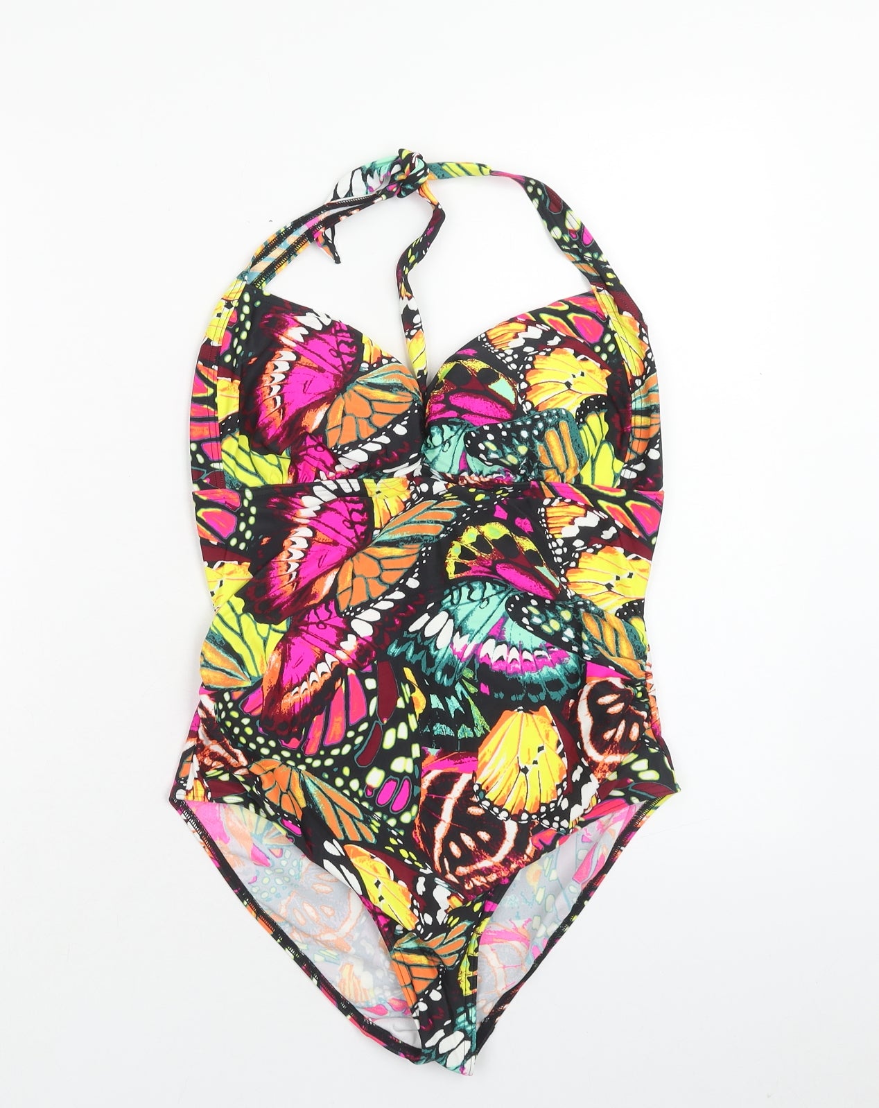TU Womens Multicoloured Geometric Polyamide One Piece Size 14