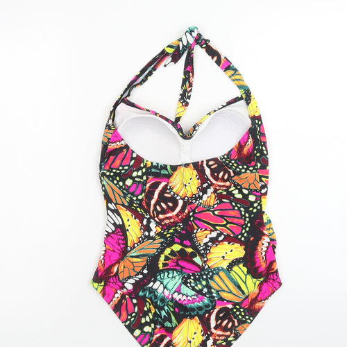 TU Womens Multicoloured Geometric Polyamide One Piece Size 14