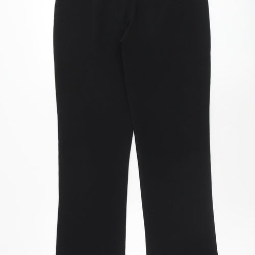 Dorothy Perkins Womens Black Polyester Trousers Size 10 Regular