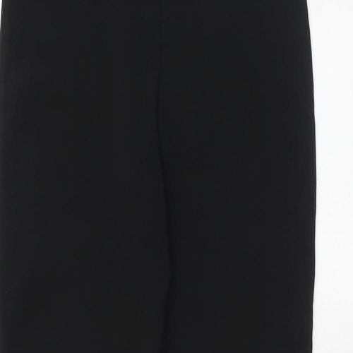Dorothy Perkins Womens Black Polyester Trousers Size 10 Regular