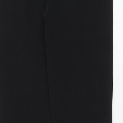 Dorothy Perkins Womens Black Polyester Trousers Size 10 Regular