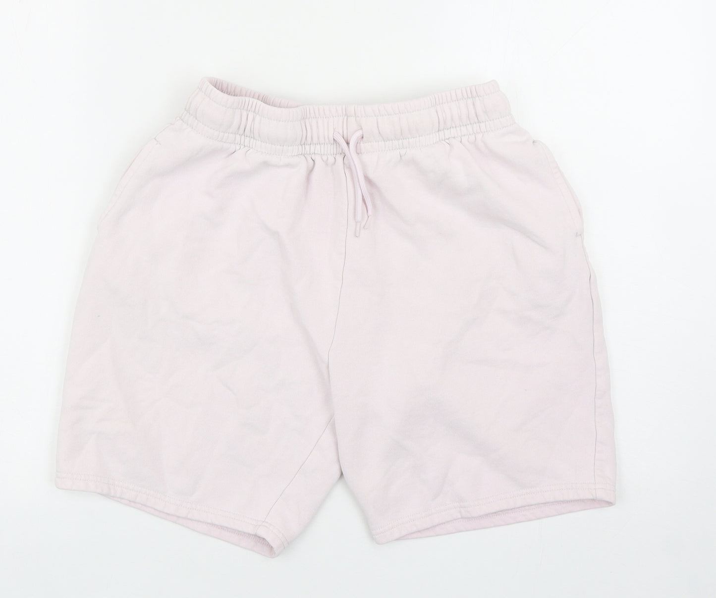 Primark Boys Pink Cotton Sweat Shorts Size 14-15 Years Regular Drawstring