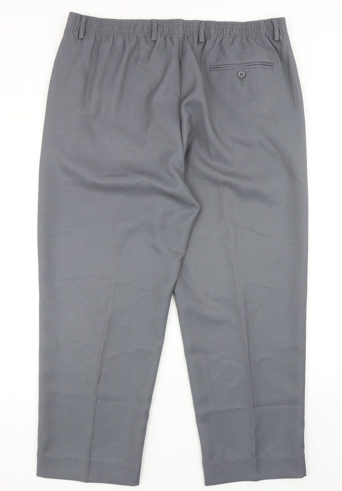 Chums Mens Grey Polyester Dress Pants Trousers Size 40 in Regular Zip