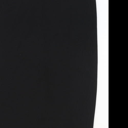 Boohoo Womens Black Polyester Straight & Pencil Skirt Size 8