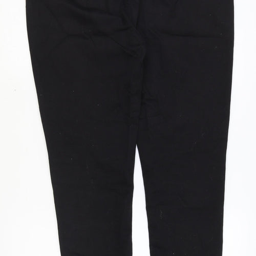 Alexa Womens Black Cotton Skinny Jeans Size 36 in Regular Zip