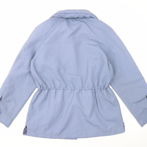 Casual&Co Womens Blue Jacket Size S Zip