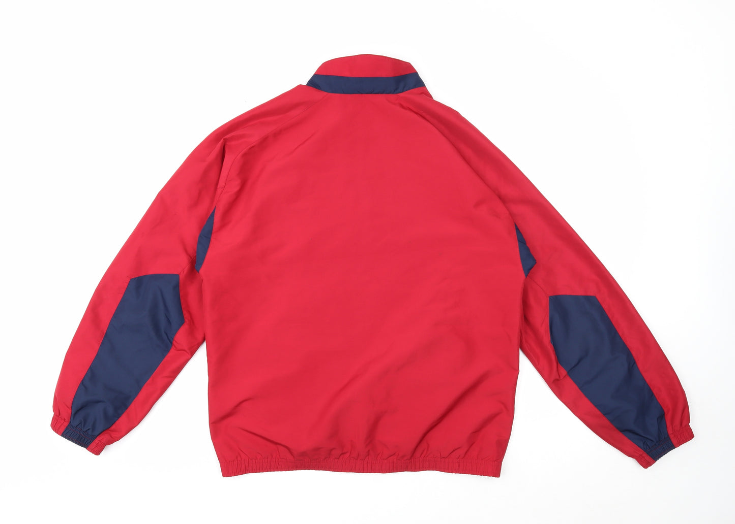 Nike Mens Red Geometric Jacket Size XL Zip
