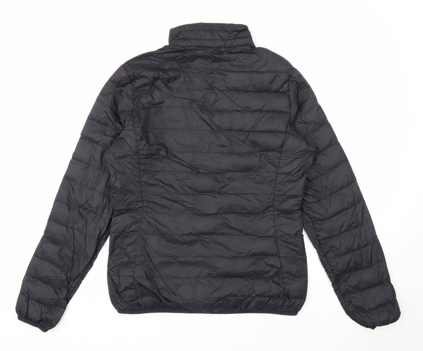 TOG24 Womens Black Quilted Jacket Size 10 Zip