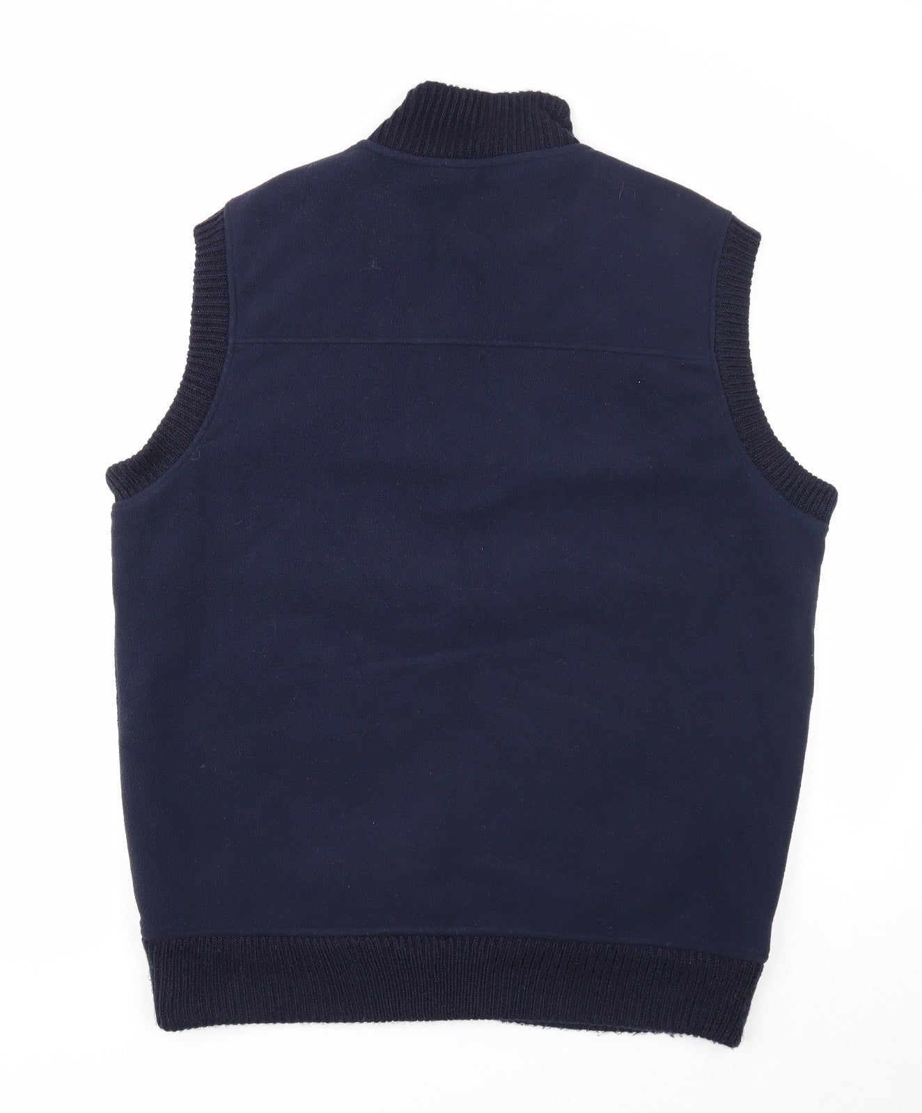 James Pringle Mens Blue Gilet Jacket Size L Zip