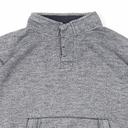 BHS Mens Grey Cotton Pullover Sweatshirt Size L