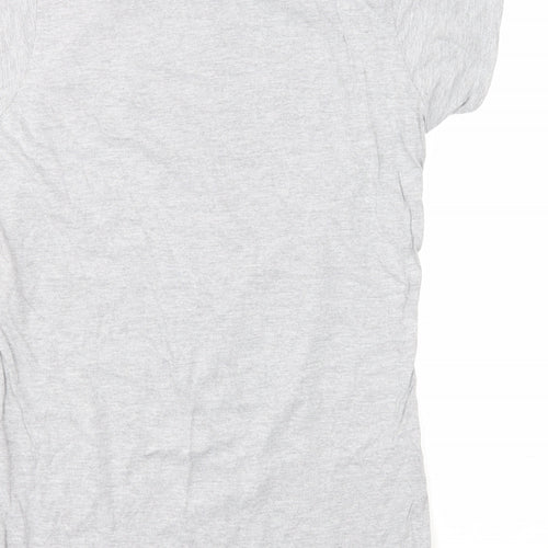 Gildan Womens Grey Cotton Basic T-Shirt Size XL Round Neck - Frankenstein Print