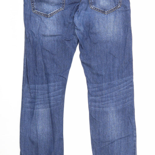 Very Mens Blue Cotton Skinny Jeans Size 32 in Regular Zip