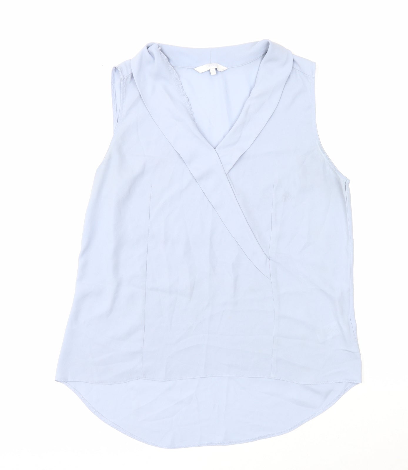 NEXT Womens Blue Polyester Basic Tank Size 14 V-Neck