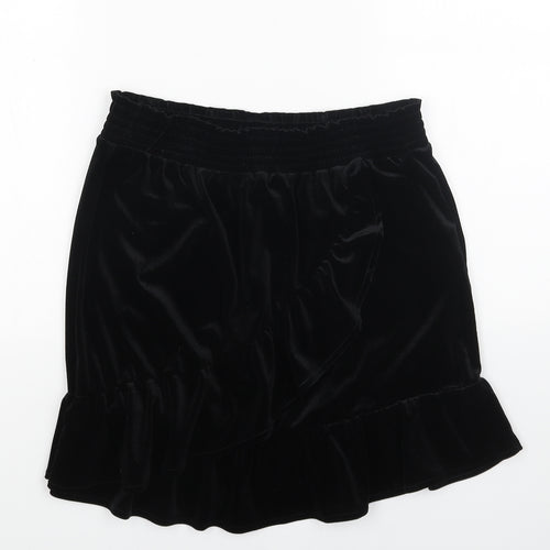 Monki Womens Black Polyester Trumpet Skirt Size S