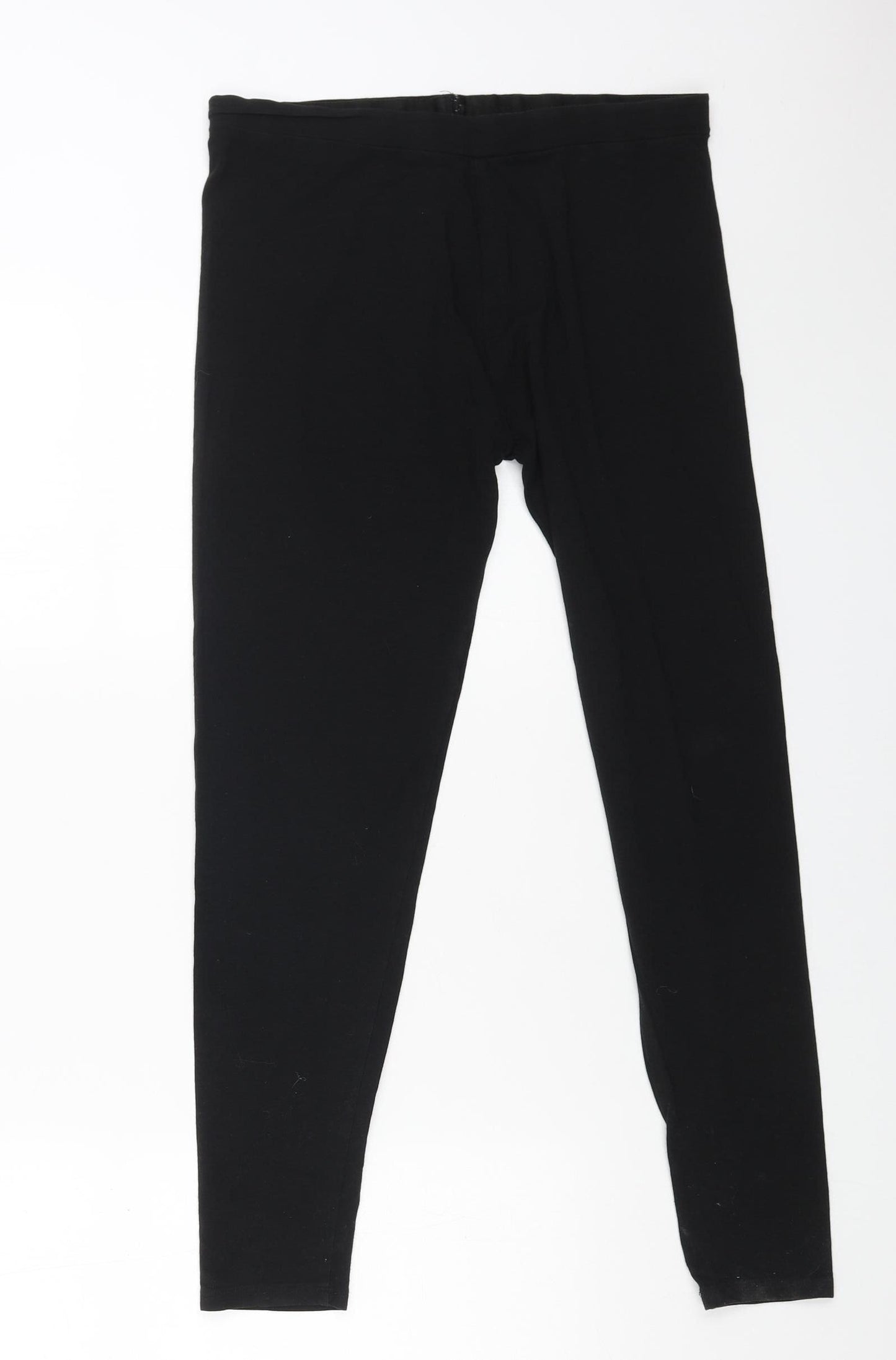 Fat Face Womens Black Cotton Jogger Leggings Size 30 L24 in
