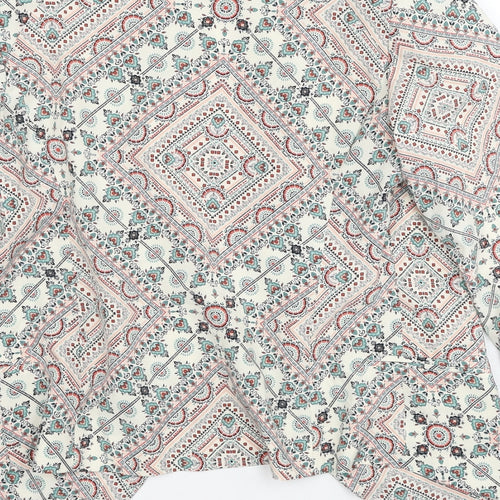 New Look Womens Multicoloured Geometric Jacket Size 10