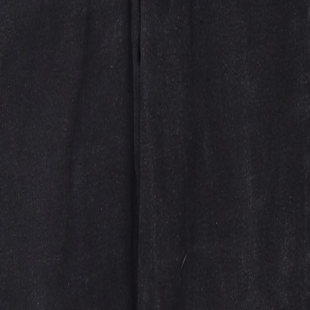 Primark Womens Black Cotton Skinny Jeans Size 14 Regular Zip