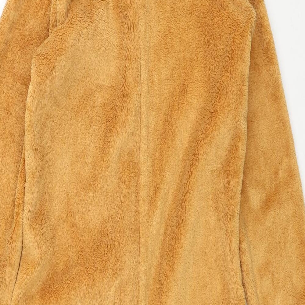 George Girls Beige Solid Polyester Top One Piece Size 6-7 Years Zip - Bear