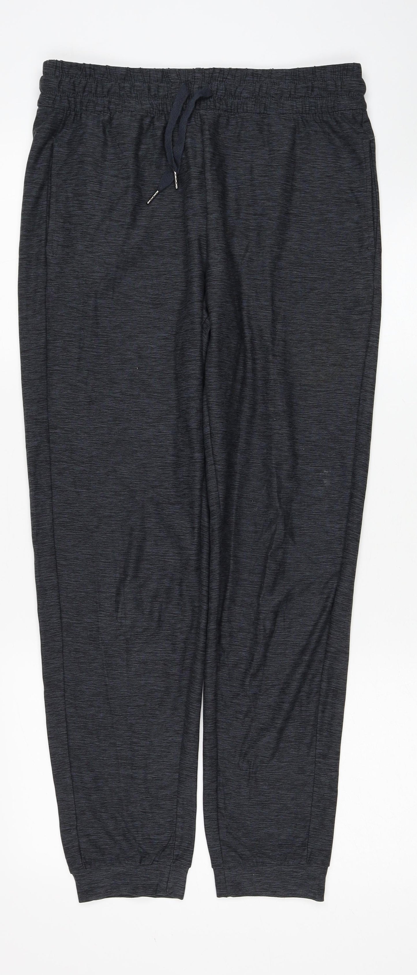 Kyodan Womens Grey Polyester Sweatpants Trousers Size S Regular Drawstring