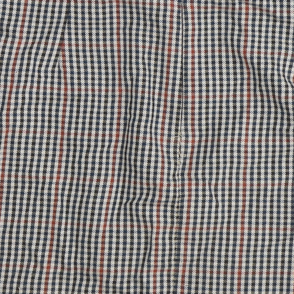 Primark Womens Multicoloured Plaid Polyester Mini Skirt Size 6 Zip