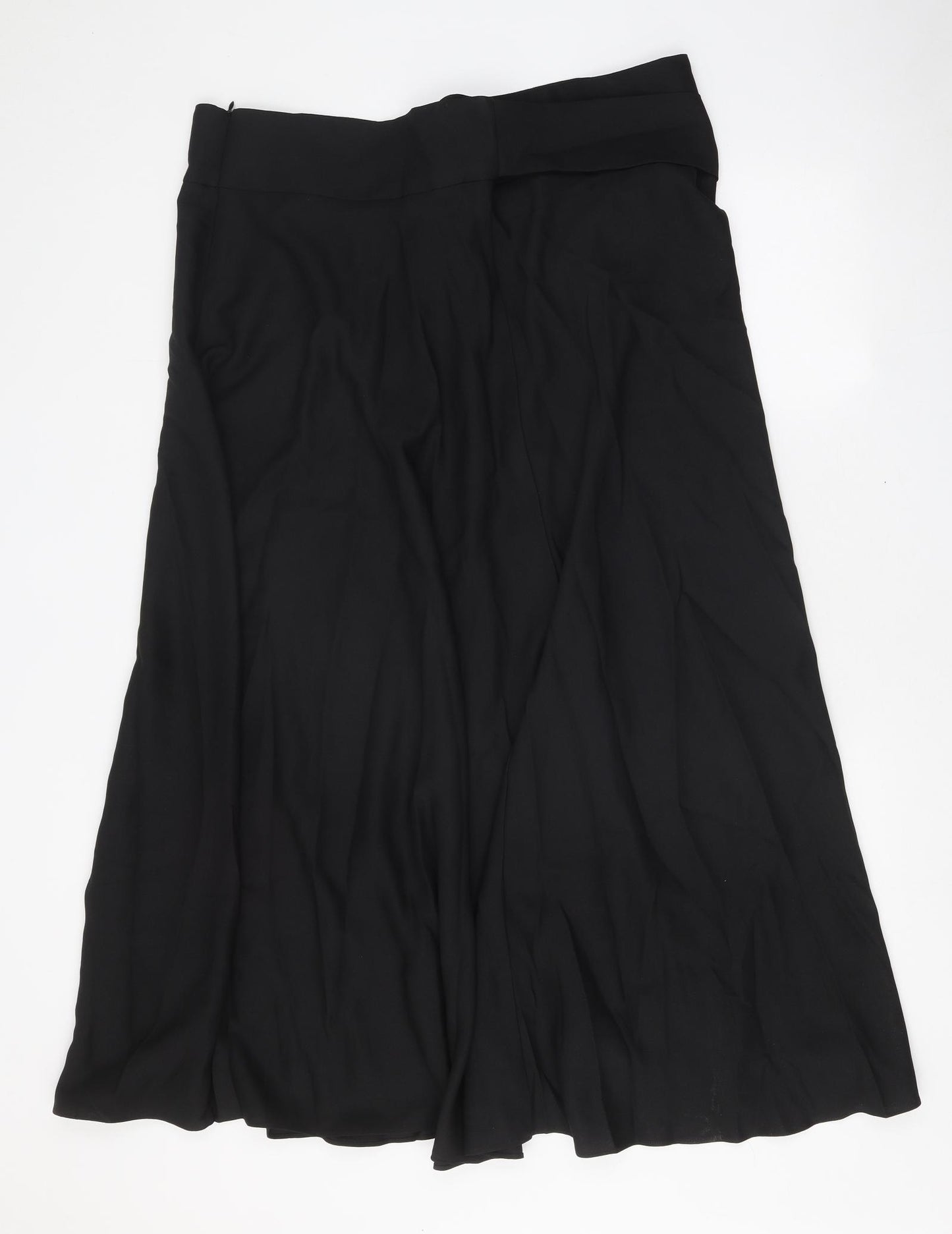 SheIn Womens Black Polyester Swing Skirt Size 3XL Zip
