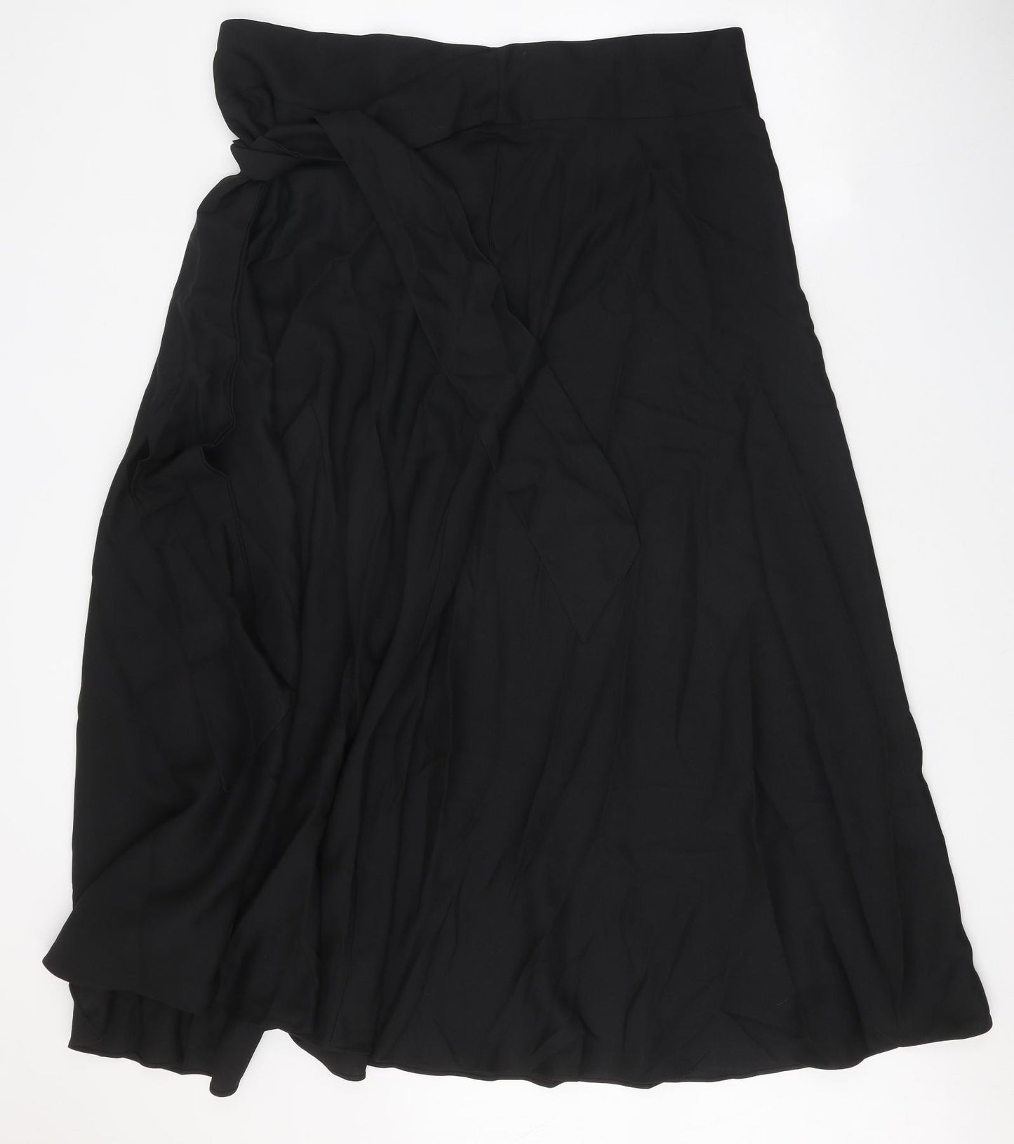 SheIn Womens Black Polyester Swing Skirt Size 3XL Zip