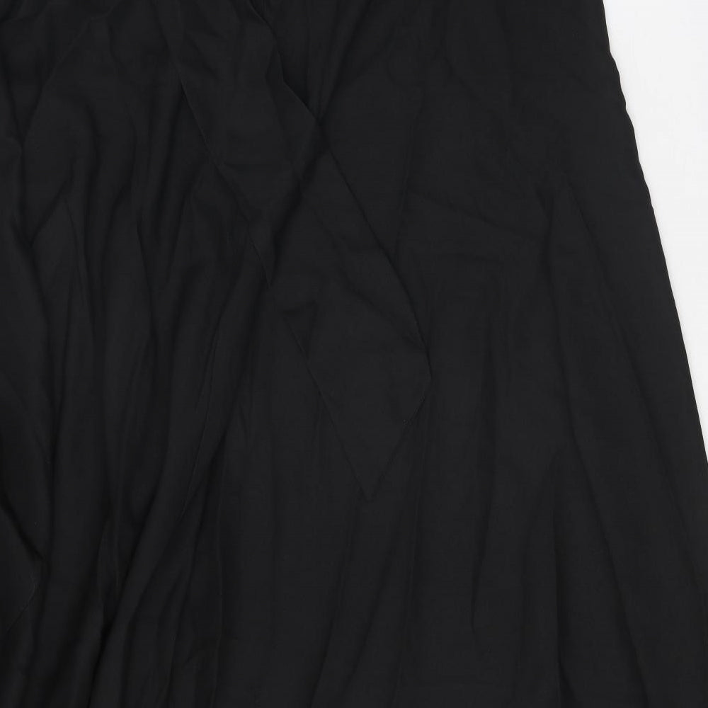 SheIn Womens Black Polyester Swing Skirt Size 3XL Zip