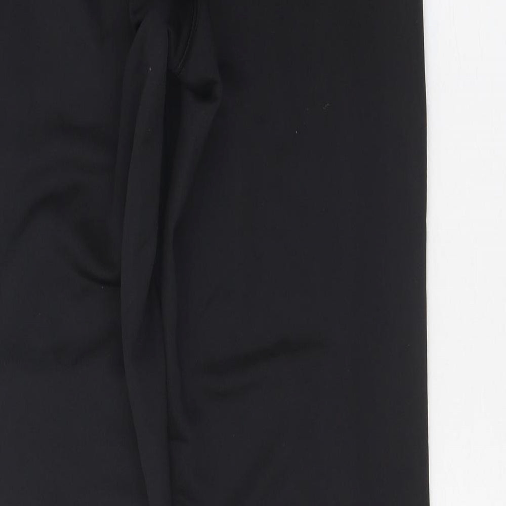 Macron Mens Black Polyester Jogger Trousers Size M Regular Pullover