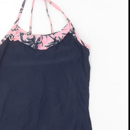 George Girls Blue Nylon Bodysuit One-Piece Size 10-11 Years Pullover - Swimsuit