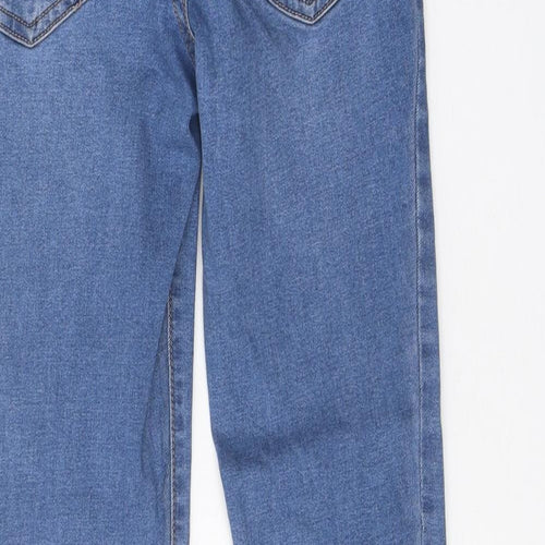 Denim & Co. Womens Blue Polyester Skinny Jeans Size 8 Regular Zip