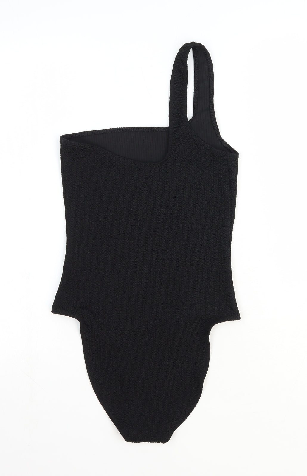 ASOS Womens Black Polyester Bodysuit One-Piece One Size Pullover