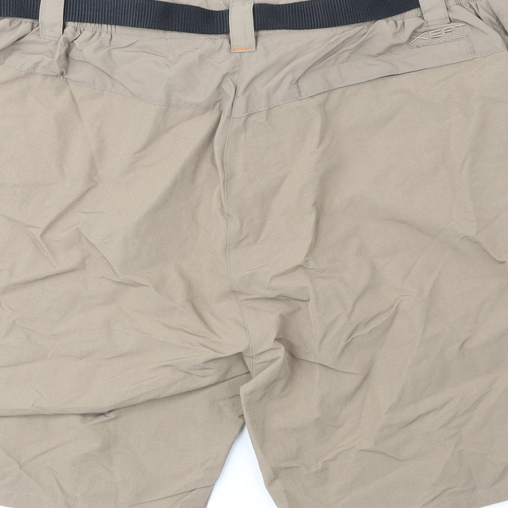 Regatta Womens Beige Polyamide Chino Shorts Size 18 Regular Zip