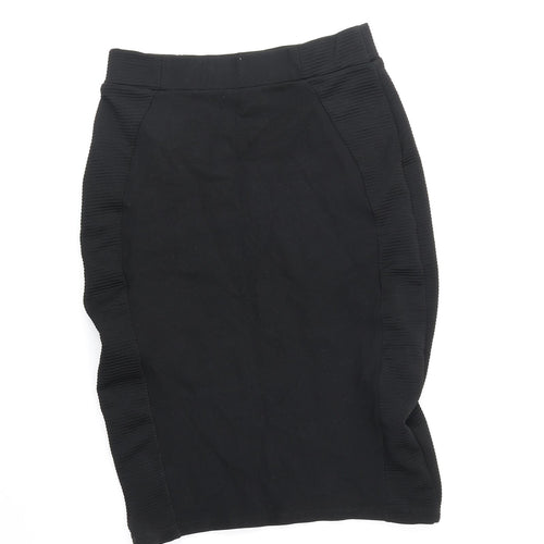 Zara Womens Black Polyester Tulip Skirt Size XS